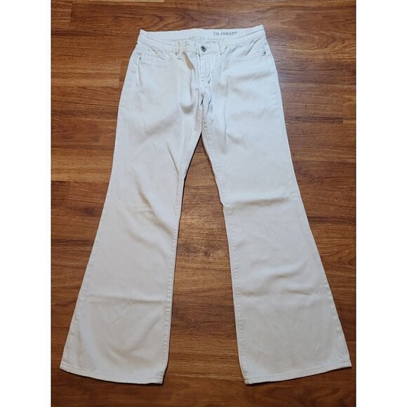 Blank NYC Size 29‎ White Flare Pants - Picture 1 of 7